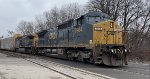CSX 7904, it's nice to see an oldie leading.